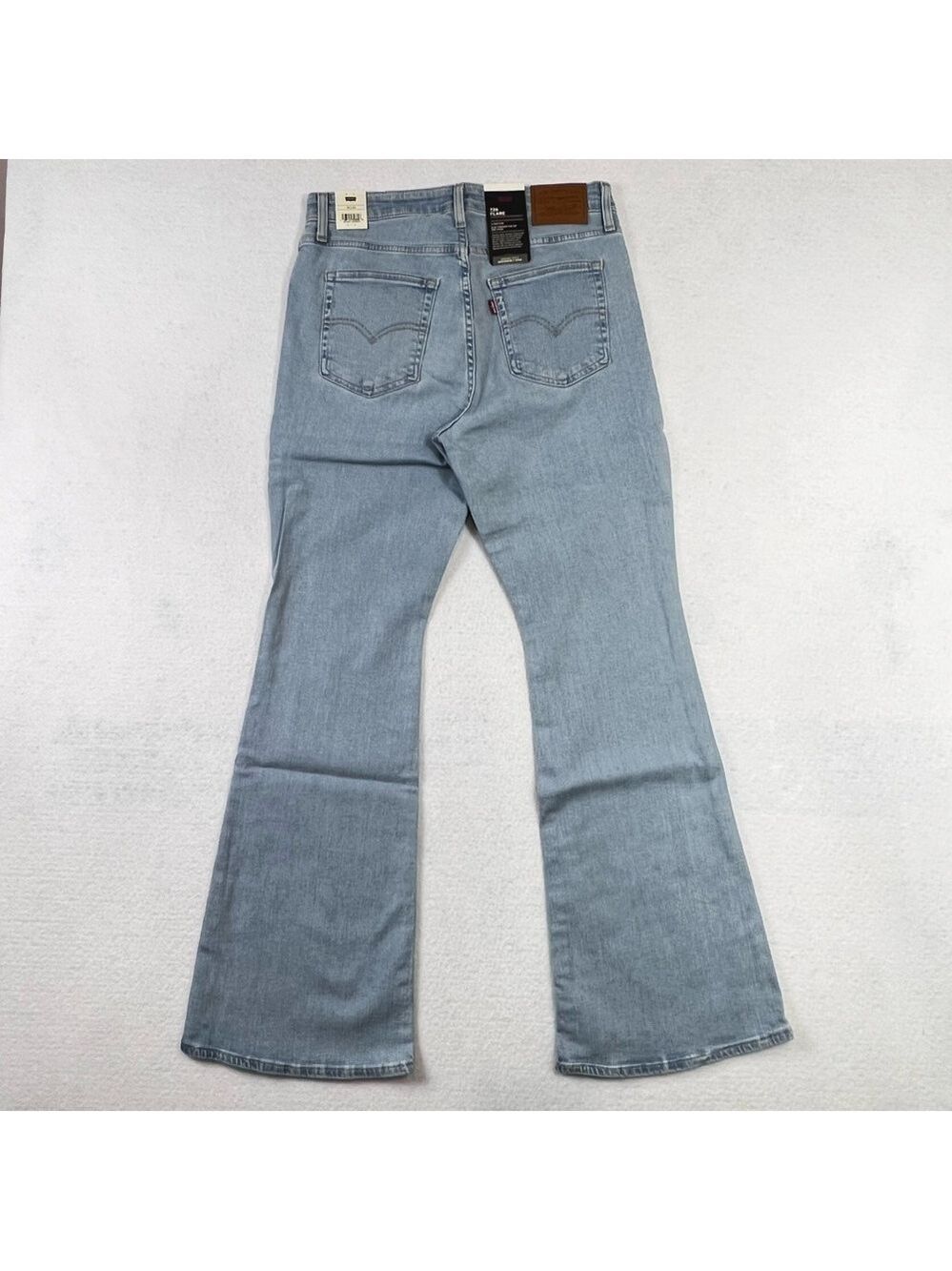 Levis 726 Flare High Rise Women's Jeans 30x30 Light Washed High Rise New - Picture 3 of 11